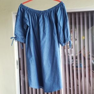 Denim dress ♨️♨️